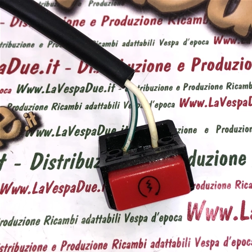 Electric start button for VESPA 50 125 150 200 PX PE ARCOBALENO T5 PK XL RUSH PLURIMATIC N ro 580937 217316