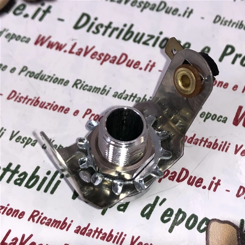 Luz indicadora verde completa con borde de aluminio para manillar VESPA 125 GTR TS 150 SPRINT VELOCE 180 200 RALLY ro 146172