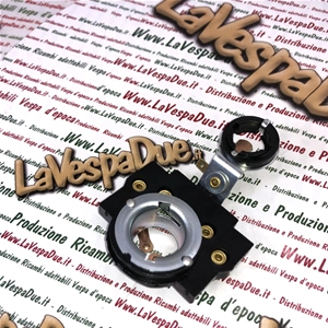 Headlight bulb holder with two lights for VESPA 180 200 PX PE SPRINT VELOCE PRIMAVERA ET3 50 90 SS