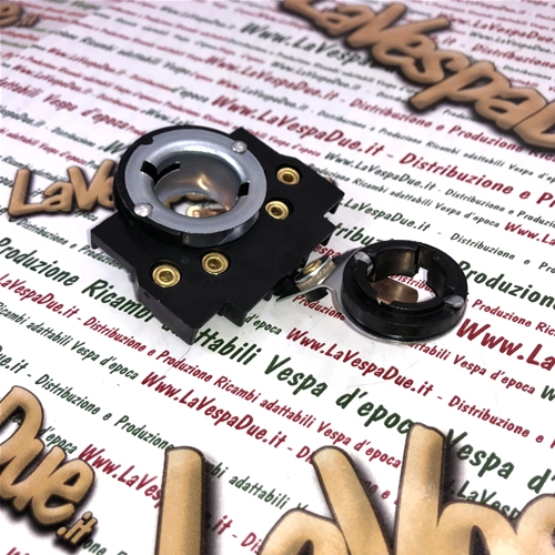 Headlight bulb holder with two lights for VESPA 180 200 PX PE SPRINT VELOCE PRIMAVERA ET3 50 90 SS