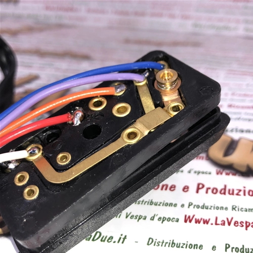 Interruptor de luz con tornillos macho y hembra para VESPA 50 SPECIAL ro 123152 - 160752 - 142966