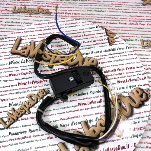 Commutatore deviatore interruttore luci frecce per VESPA 125 150 200 PX PE con frecce e senza batteria o impianti 12 volt senza frecce e batteria r.o. 149185