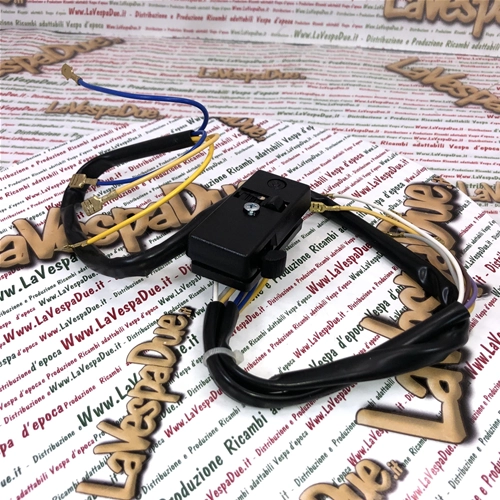 Commutatore deviatore interruttore luci frecce per VESPA 125 150 200 PX PE con frecce e senza batteria o impianti 12 volt senza frecce e batteria r.o. 149185