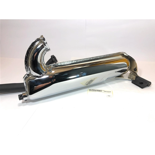 Verchromter Torpedo-Auspuff für VESPA 50 90 SPECIAL NLR 125 ET3 Zylinderbefestigung SITO