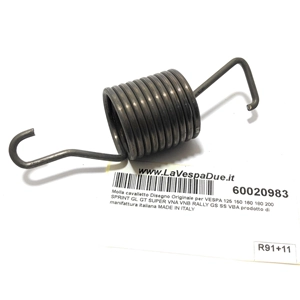 Muelle de soporte de diseño original para VESPA SPRINT GL GT SUPER VNA VNB RALLY GS SS VBA VBB 125 150 160 180 200 ro 176169 Producto HECHO EN ITALIA