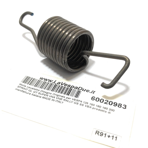 Muelle de soporte de diseño original para VESPA SPRINT GL GT SUPER VNA VNB RALLY GS SS VBA VBB 125 150 160 180 200 ro 176169 Producto HECHO EN ITALIA