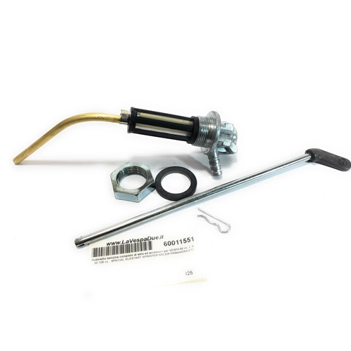Benzinhahn komplett mit Stange und Zubehör für VESPA 50 NLR 90 125 SPECIAL ELESTART SS PRIMAVERA ET3 ro 138937
