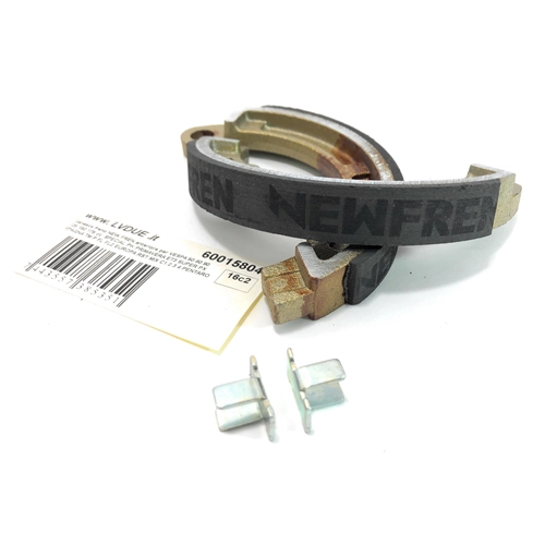 Zapatas de freno delanteras NEWFREN VESPA NLR SPECIAL PRIMAVERA ET3 SS PK S XL SUPER 50 90 125 150 V98 V11T V15T V30T V33T U VB1 VL VM VN VBA VBB1 VNB TM P FL FL2 EUROPA RST MIX C1 2 3 4 PENTARO APE ro 266506 091058 267757 022001 003523 018020
