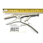 6.5" snap-action pliers tool for clamping and locking sheet metal and welds with nickel head and handle