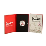 Moneta 5 euro Vespa ROSSA in Argento 925‰ Serie Eccellenze Italiane serie limitata in 7.000 pz Moneta da collezione in argento smaltata