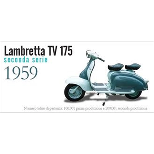 PISTONE GOL PER INNOCENTI LAMBRETTA 175 TV 2 SERIE DAL 1959 AL 1961