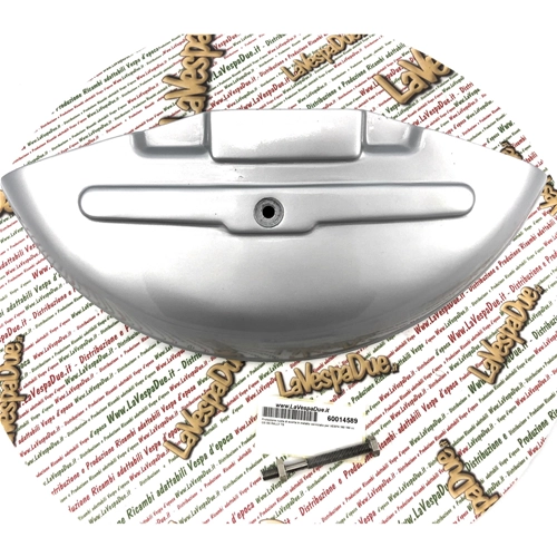 Funda protectora para rueda de repuesto para VESPA 160 GS 180 SS adaptable a VESPA 180 200 RALLY 125 TS en aluminio pintado ro 057089 para ruedas de 10".