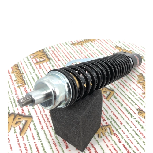 Ammortizzatore anteriore CARBONE per VESPA 125 150 200 PX PE ARCOBALENO T5 sportivo regolabile 3 posizioni tutto nero