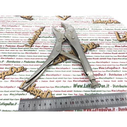 10" 250mm snap-action pliers tool for clamping and locking sheet metal and welds with nickel head and handle