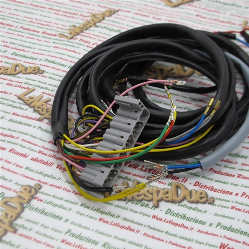 Cableado del sistema eléctrico para Vespa PK 50 N. Producto artesanal italiano.