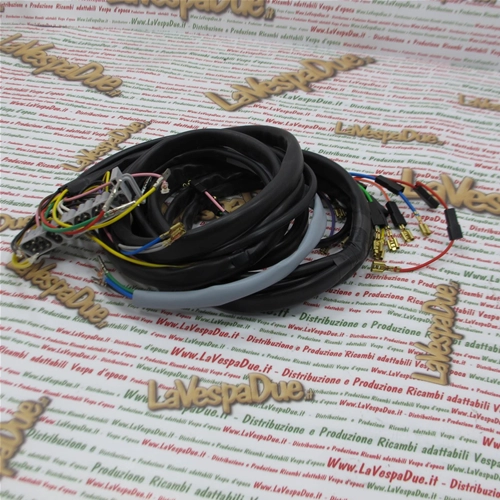 Cableado del sistema eléctrico para Vespa PK 50 N. Producto artesanal italiano.
