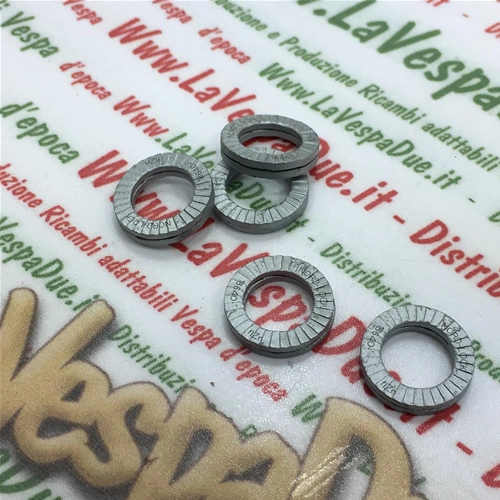 Arandela acoplada M6 antidesenroscamiento NORD-LOCK NL de 6 mm para diversas aplicaciones en pernos y tornillos VESPA, 1 pieza DELTA PROTEKT