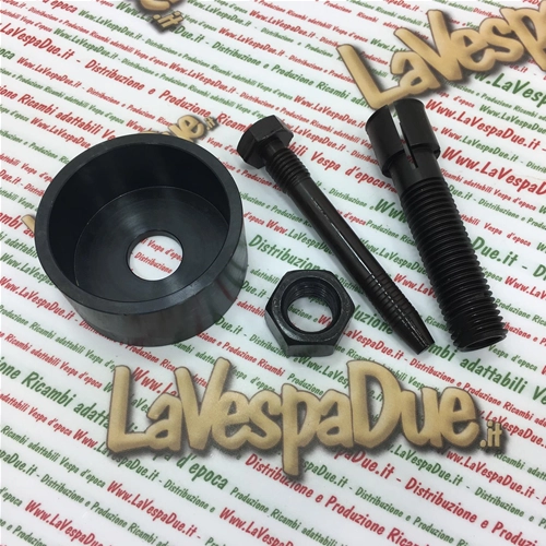 Extractor de cojinetes de cigüeñal lado del embrague para VESPA PX 80 125 150 200 PE LUSSO COSA PARA COJINETE DE VOLANTE / LADO DEL EMBRAGUE PARA VESPA 125 V30 TS 150 VL SUPER mm 25/64