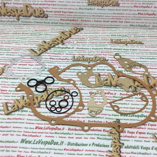 Complete engine gaskets with o-rings and carburetor for VESPA 80 125 150 from 1978 to 1983 PX PE ARCOBALENO