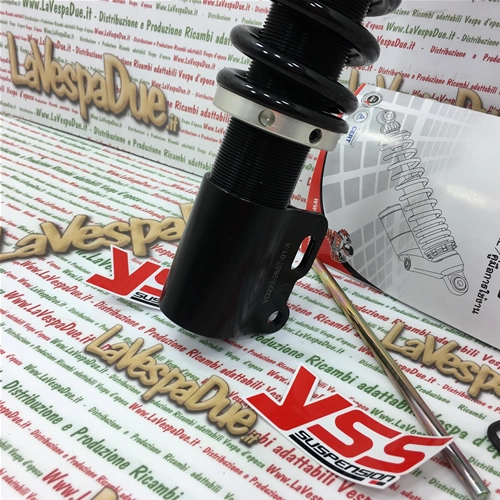 YSS Adjustable Hydraulic Front Shock Absorber VESPA 125 150 200 COSA with Spring Preload with YSS Thread VD222-265T-01-X