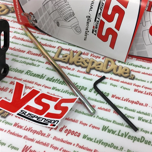YSS Adjustable Hydraulic Front Shock Absorber VESPA 125 150 200 COSA with Spring Preload with YSS Thread VD222-265T-01-X