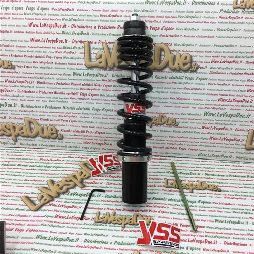 Ammortizzatore Anteriore YSS Idraulico Regolabile VESPA 50 80 100 125 PK SS S XL ELESTART con Precarico molla con Filettatura YSS VD222-200T-02-X