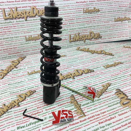 Ammortizzatore Anteriore YSS Idraulico Regolabile VESPA 50 80 100 125 PK SS S XL ELESTART con Precarico molla con Filettatura YSS VD222-200T-02-X