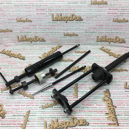 Attrezzo montaggio e smontaggio silent block braccio motore per VESPA 125 VNA TS 150 VBA 160 GS 180 SS RALLY PX 80 125 150 PE LUSSO ´98 MY ´11 T5 COSA