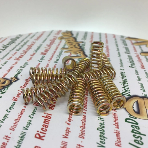 KIT 12 SPRINGS REPLACEMENT PINASCO 26090851 BULL CLUTCH GOLD GOLD 62N ALSO FOR 8 SPRING BELLS FOR VESPA 125 150 160 180 200 RALLY PX PE COSA