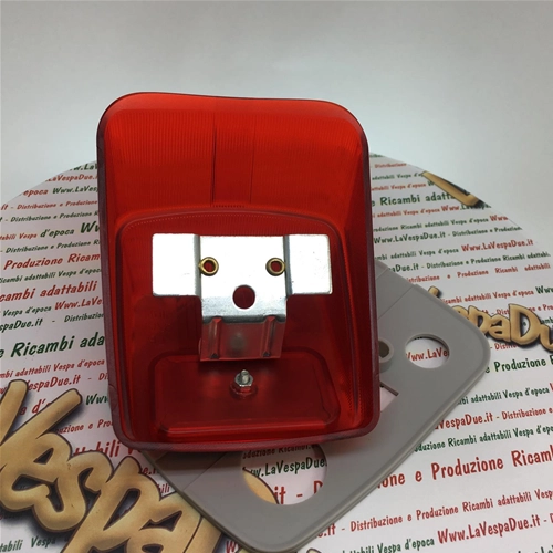 SIEM REAR LIGHT COMPLETE WITH GASKET AND BULB HOLDER FOR VESPA 50 NLR ROUND HEADLIGHT RO 102459