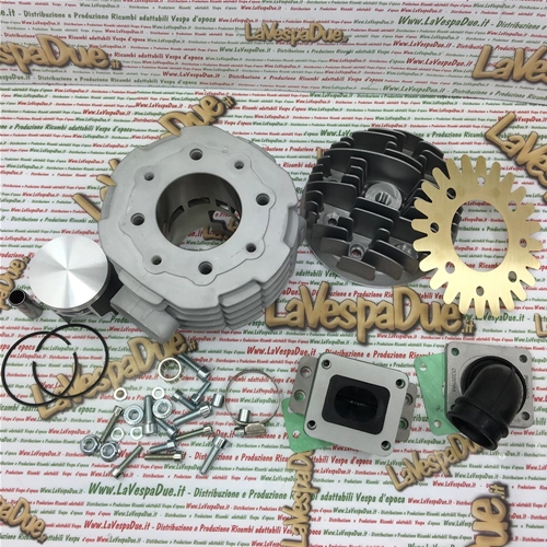 OFERTA ESPECIAL GRUPO 26031905 MOTOR TÉRMICO ESCLAVO DE ALUMINIO PINASCO T5 CON ADMISIÓN POR LÁMINAS AL CILINDRO DE 162 M DE DIÁMETRO (63 MM) PARA VESPA 125 T5 PX