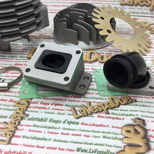 OFERTA ESPECIAL GRUPO 26031905 MOTOR TÉRMICO ESCLAVO DE ALUMINIO PINASCO T5 CON ADMISIÓN POR LÁMINAS AL CILINDRO DE 162 M DE DIÁMETRO (63 MM) PARA VESPA 125 T5 PX