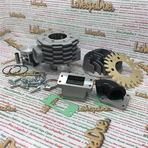 OFERTA ESPECIAL GRUPO 26031905 MOTOR TÉRMICO ESCLAVO DE ALUMINIO PINASCO T5 CON ADMISIÓN POR LÁMINAS AL CILINDRO DE 162 M DE DIÁMETRO (63 MM) PARA VESPA 125 T5 PX