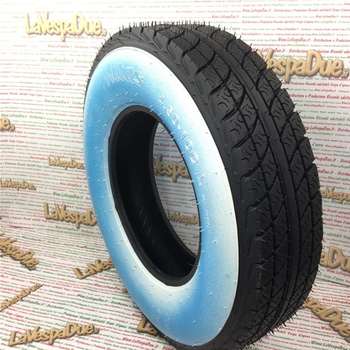 MITAS APE PIAGGIO 4.50 450 10" B61 PR6 76N TL F/R WW whitewall tire 125 150 220 600