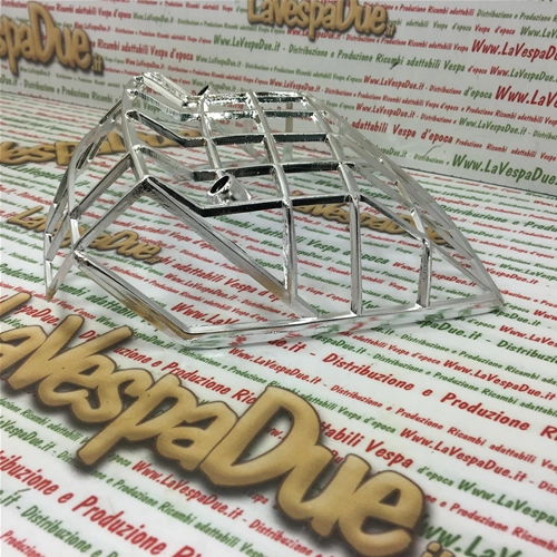 Rejilla cromada para luz de freno trasera y protector contra piedras para VESPA 80 125 150 200 PX PE Primera Serie Tipo Antiguo