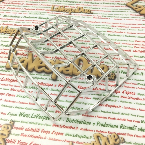 Rejilla cromada para luz de freno trasera y protector contra piedras para VESPA 80 125 150 200 PX PE Primera Serie Tipo Antiguo