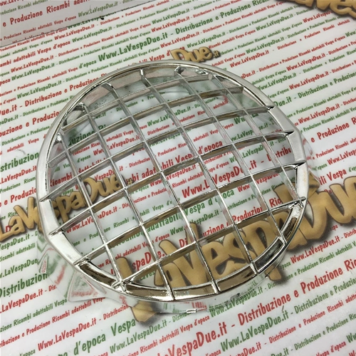 CHROME GRILLE FRONT MOPLEN HEADLIGHT STONEGUARD FOR VESPA 80 125 150 200 PE PX first series