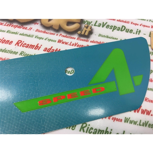 Aufkleber für Topcase RO 296307 + Seite RO 296308, 4-Gang, transparente Basis, gebohrt für Karosserie und Topcase, für Vespa 50 FL2 PS V5N2T von 1991 bis 1997, 125 PS FL