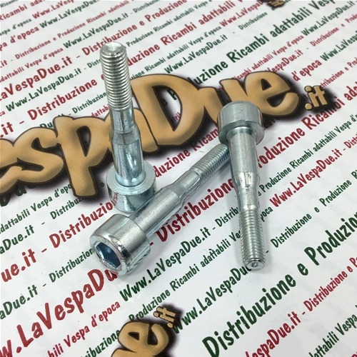 VITE M7 MM, ESAGONALE INTERNA FILETTATURA ESTERNO MONTAGGIO CARBURATORE PER VESPA P PE PX 80 150 X P 200 E LUSSO 98 MY 11 T5 COSA CON POMPA DELL'OLIO R.O. 049542 239265 2392656