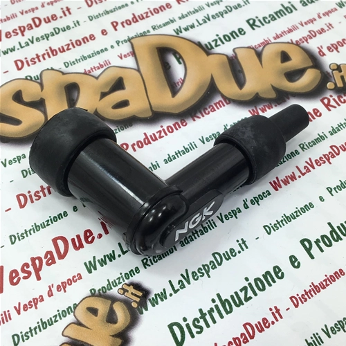 Capuchon de bougie NGK LB05F en résine phénolique avec protection anti-interférences pour VESPA APE LAMBRETTA CIAO 5K OHM