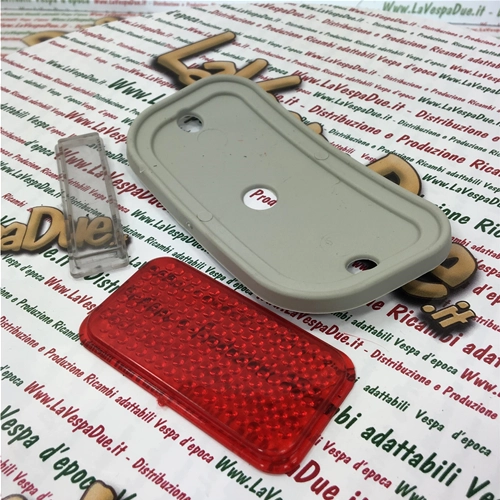 Rücklicht-Reparatursatz mit Sockeldichtung und Reflektor für Vespa 125 VM2T VN1T VN2T VNA1T VNA2T 150 VL1T VL2T VL3T GS VS1T VS2T VS3T VB1T