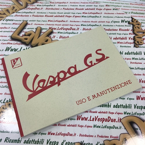 LIBRETTO USO E MANUTENZIONE PER VESPA 150 GS VS1T CAVI ESTERNI