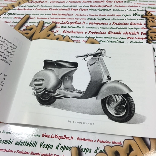 LIBRETTO USO E MANUTENZIONE PER VESPA 150 GS VS1T CAVI ESTERNI
