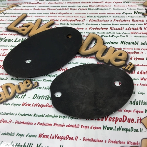 PAR DE PLACAS DE METAL PULIDO PARA FIJAR LA CARCASA DEL FARO DELANTERO AL GUARDABARROS PARA VESPA 125 V15T V30T A V33T VM1T VM2T VN1T VN2T ro 030444 030445
