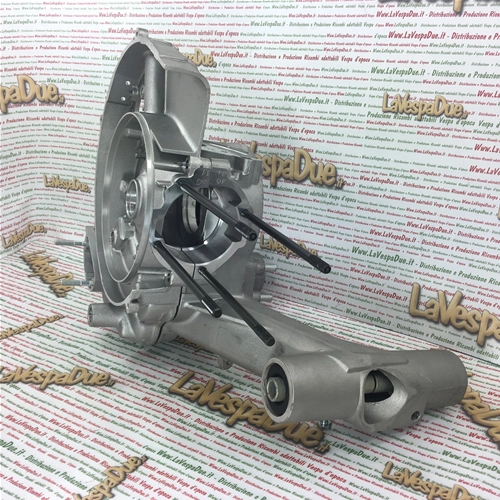 Cárter de motor original PIAGGIO para VESPA PX PE 200 con mezclador automático y arranque eléctrico VSX ro 2488135 a partir de 1998.