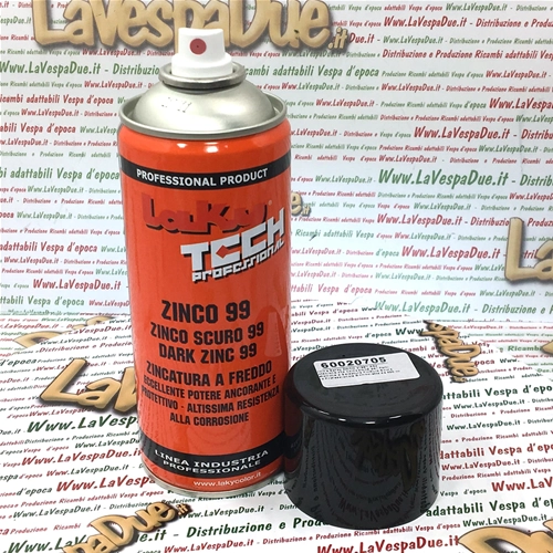 99% Zinc Spray Paint High Corrosion Protection for Metal Parts and Welds Dark Finish Professional Use 400 ml Can