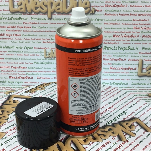 99% Zinc Spray Paint High Corrosion Protection for Metal Parts and Welds Dark Finish Professional Use 400 ml Can