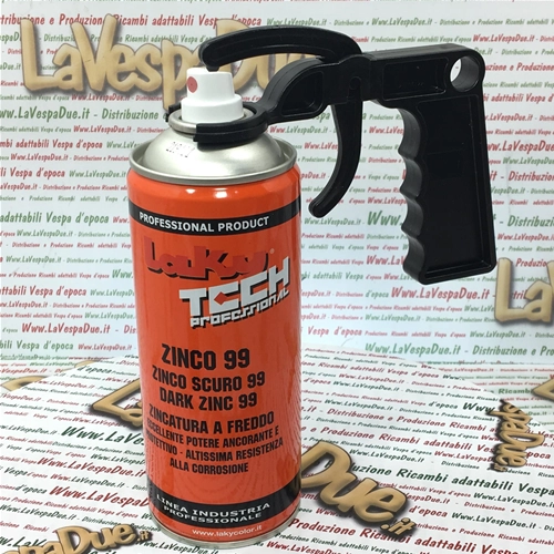 99% Zinc Spray Paint High Corrosion Protection for Metal Parts and Welds Dark Finish Professional Use 400 ml Can