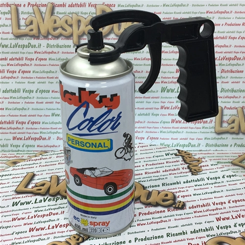 Pintura en aerosol especial para alerones y piezas de plástico, color negro, uso profesional, lata de 400 ml con válvula autolimpiante.