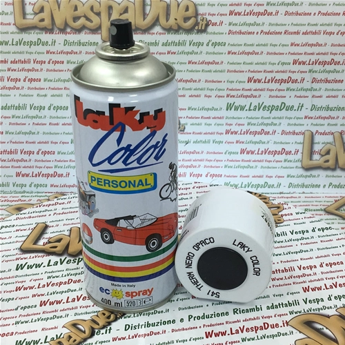 Pintura en aerosol térmica negra para altas temperaturas, como silenciadores y cilindros, lata de 400 ml con válvula autolimpiante.